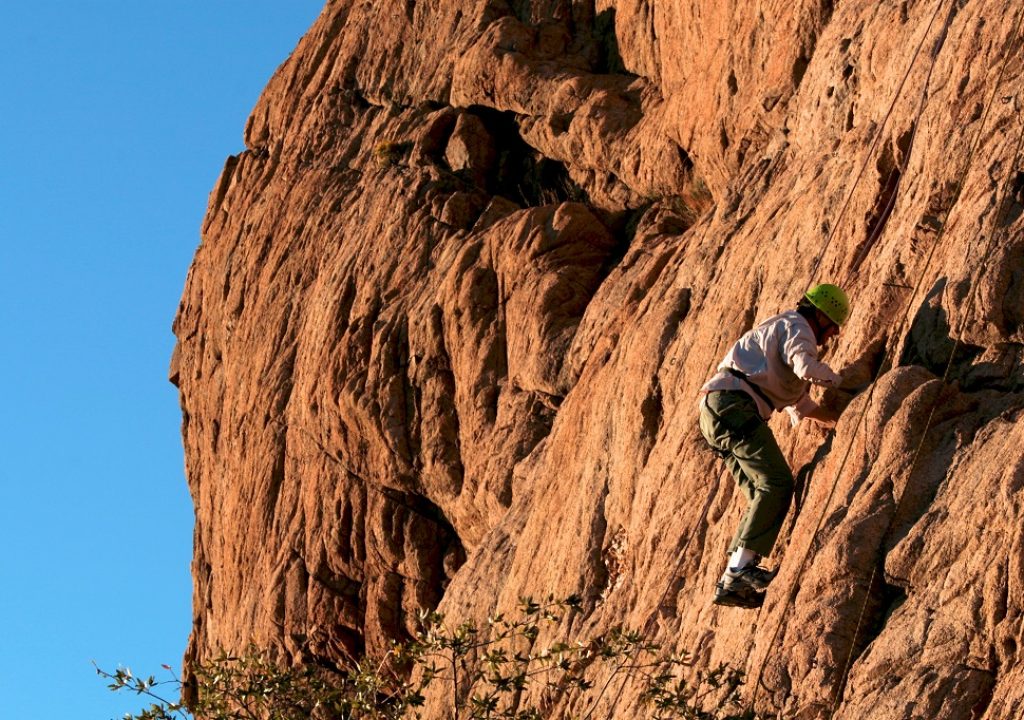 Rock Climbing in the Grante Dells