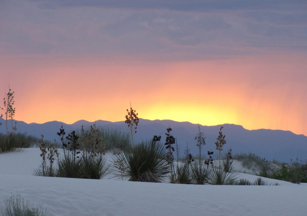 White Sands sunset