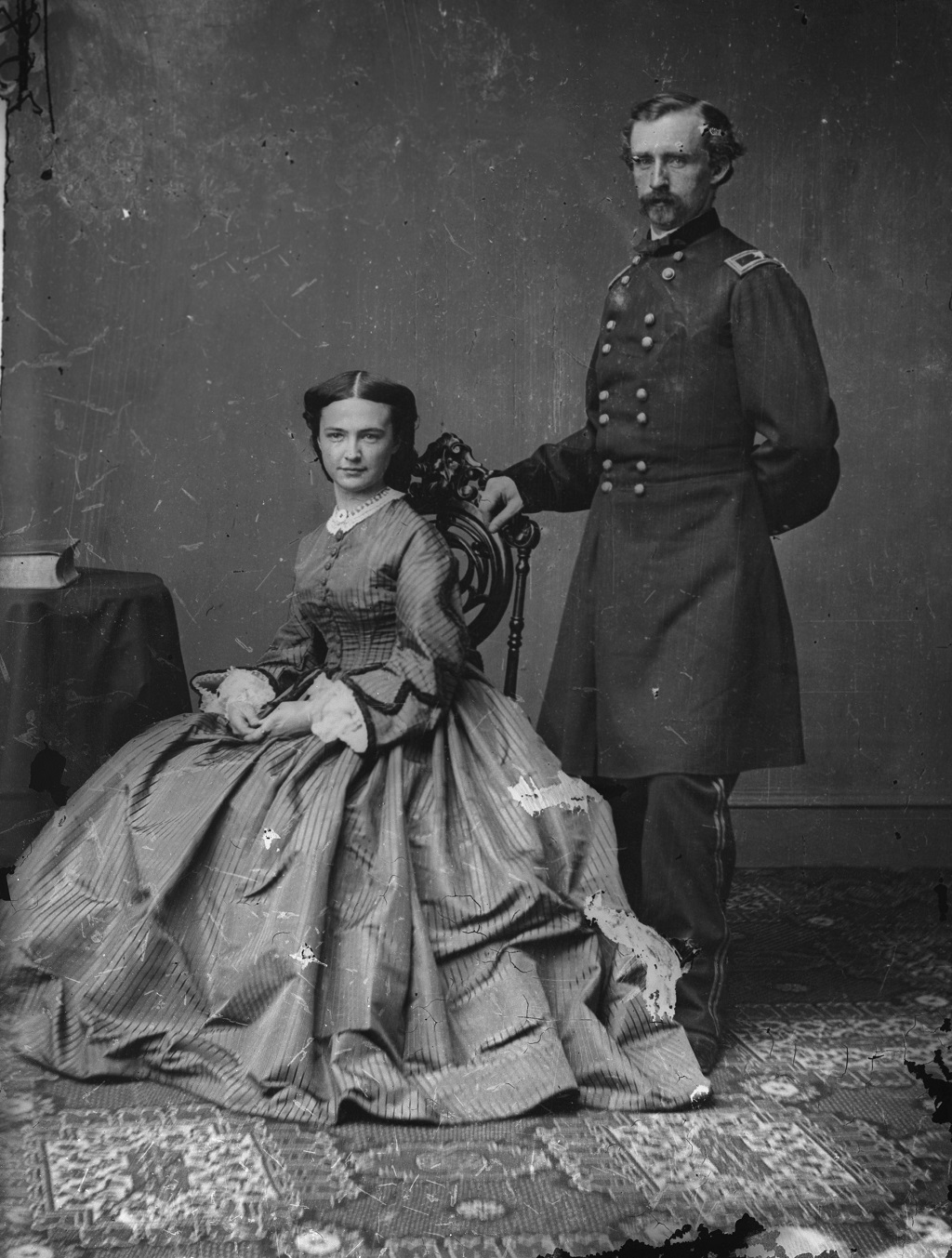 General Custer und Elizabeth Bacon Custer
