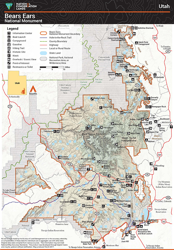 Bears Ears map